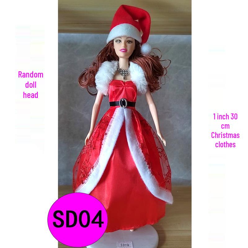 Christmas Doll Clothes Set for BJD and Reborn Dolls - Limited Edition Fashion for Children