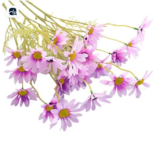 

5 Artificial Daisies Per Plant One Size