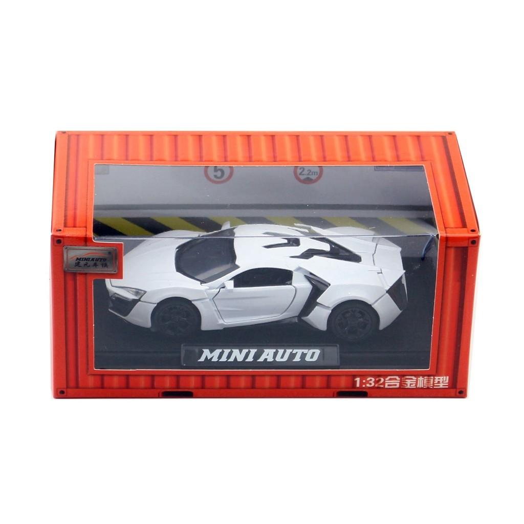 Furious Lykan Fast Hypersport Alloy Car Model With Acousto Optic Design For Gift