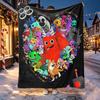Game Rainbow Friends Pattern Blanket for Home Decoration, Bed, Sofa, Car Travel, Camping, Suitable for All Seasons, Birthday Christmas Gift