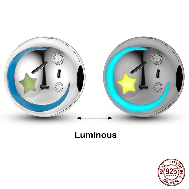 Kupferfarbene Im Dunkeln leuchtende Glühwürmchen Honigbiene Stern Anhänger Perlen Passen Qikaola Original Armbänder Feiner DIY Schmuck Geschenk