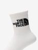 The North Face Socks TNF Jacquard Logo 3P Crew Unisex Adult NN82411 TNF Black L White/TNF