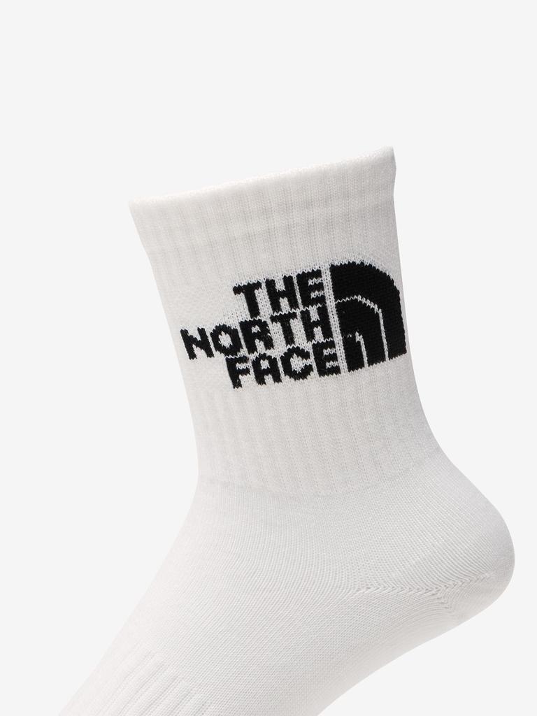 The North Face Socks TNF Jacquard Logo 3P Crew Unisex Adult NN82411 TNF Black L White/TNF