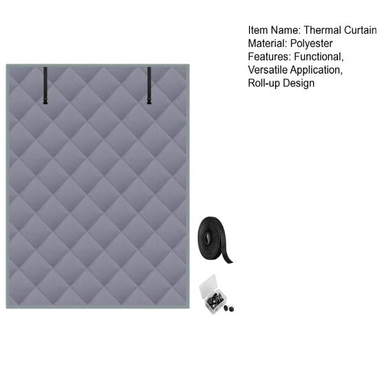 Winter Window Insulation Kit Thermal Insulated Window Cover with Hook And Loop Roll-Up Insulated