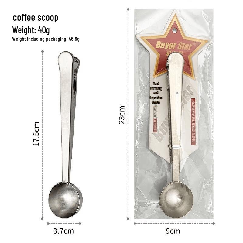 MDNG Coffee Measuring Spoon with Bag Clip