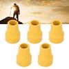 5Pcs Krückenspitzen 22mm Reifentextur Rutschfeste Sichere Verschleißfeste Korrosionsschutz Dicken Gummi-Stockspitze