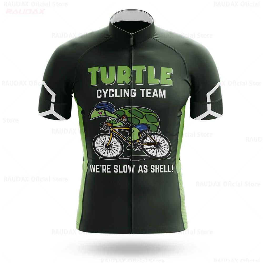 Man's Cycling Jersey Set 2026 Turtle Cycling Team Summer Short Sleeve Mountain Bike Bicycle Sportswear MTB Maillot Ropa Ciclismo