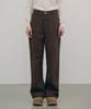 Siyajyu Sijn6067 Brushed New Wide Carpenter Pants_Brown