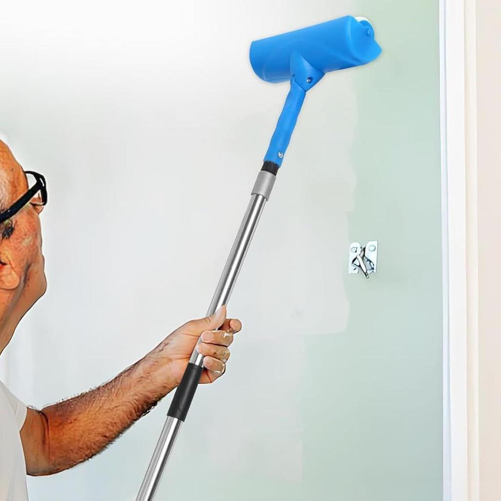 Paint Roller Kit No Drip Applicator With Shield Shield Painting Tool For Home Kitchen Bathroom Living Room Garage Interior