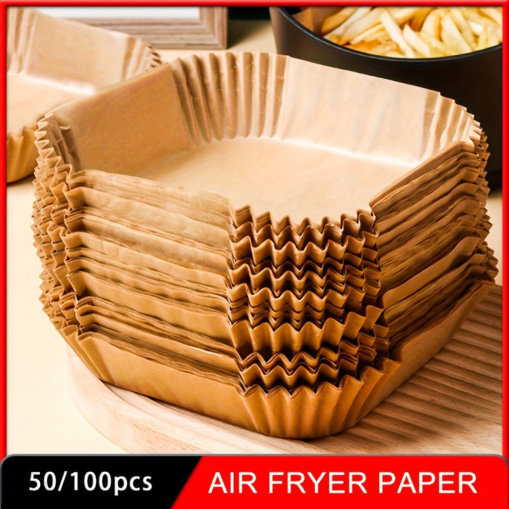 Air Fryer Paper Heat-Resistant Silicone Oil Baking Pads for Non-Stick Cooking