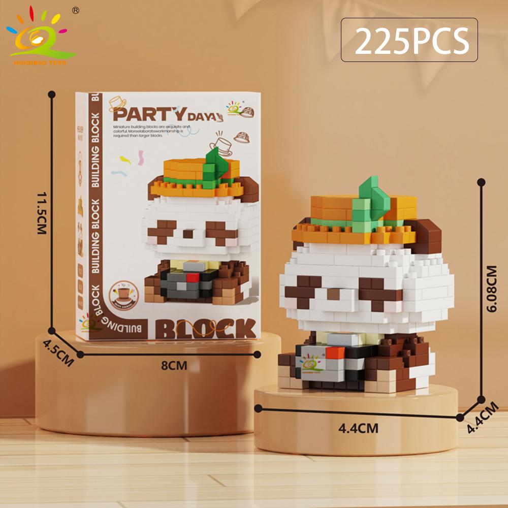 Mini Cute Panda Micro Building Blocks 3D Diamond Model Animal Bricks DIY City Construction Toys for Children Kids Gift