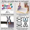 Birthday Theme Party Banner, Colorful Photo Backdrop Wall Decor