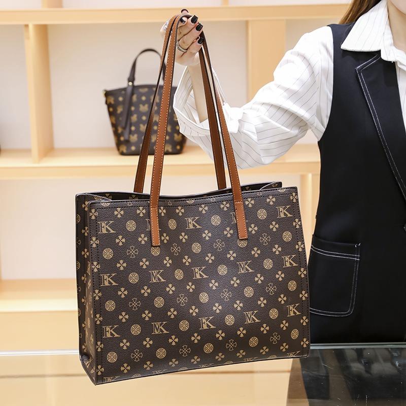 Big Bag Tote Bag Women's Large-capacity New Trendy Autumn and Winter High-end Shoulder Bag Niche Design Handbag