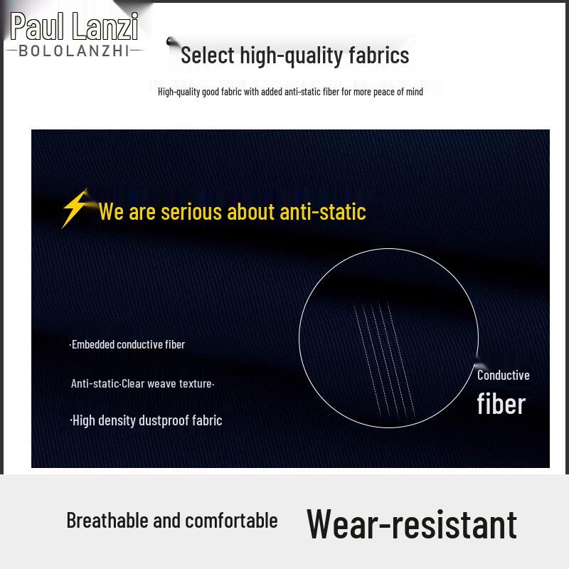 Paul Lan Zhi Anti-Static Reflective Short Sleeve Summer Workwear
