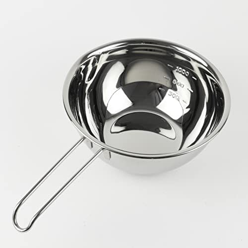 Pearl Metal At Aqua HB-4136 Stainless Steel Bowl with Handle, 18cm, Graduations, Dishwasher Safe