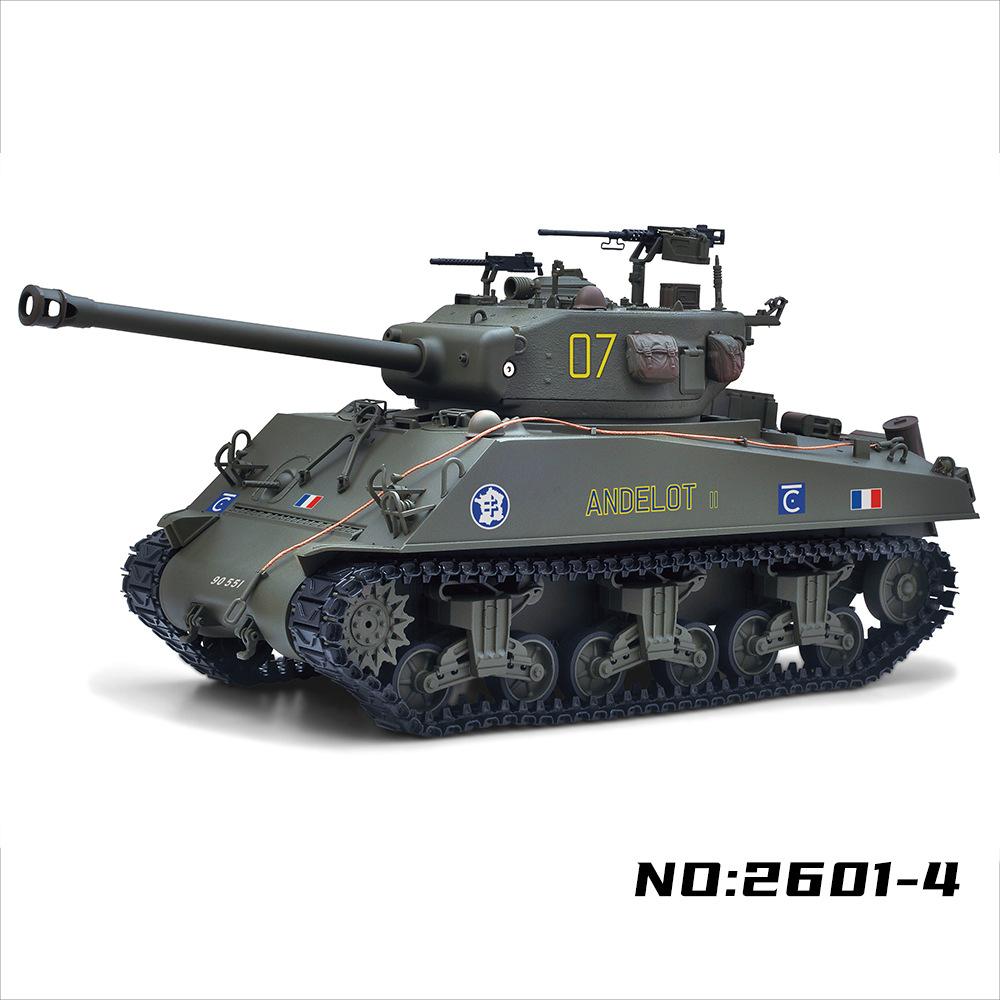 New Rc Battle Tank Wwii Us M4A3 Sherman Full Metal 1 16 Scale 2 4Ghz Remote Control Military Model For Adult Hobby Collectors