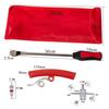 Portable Motorcycle Tire Lever Set with Ergonomic Handle Heat Treated Steel Construction for Tire Repair Tasks