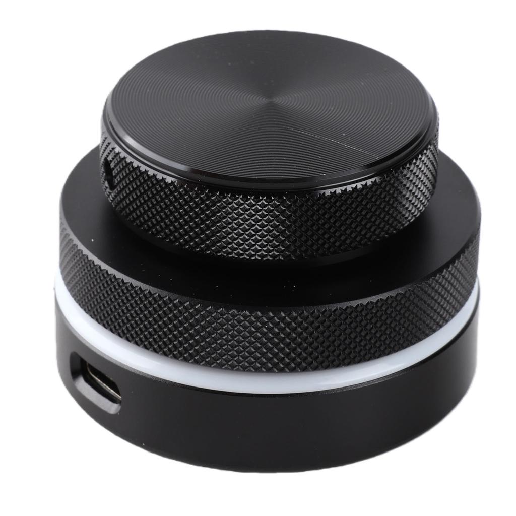 Custom Rotary Knob with RGB Light Page Knob Turning Volume Controller 2.4G BT USB C Wired Connection Support for