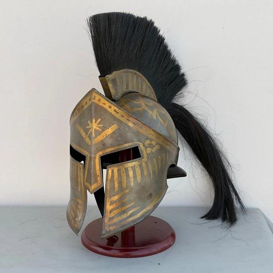 

Medieval Greek 300 Movie Spartan Limited Edition King Leonidas Helmet Larp Costume Christmas Gift