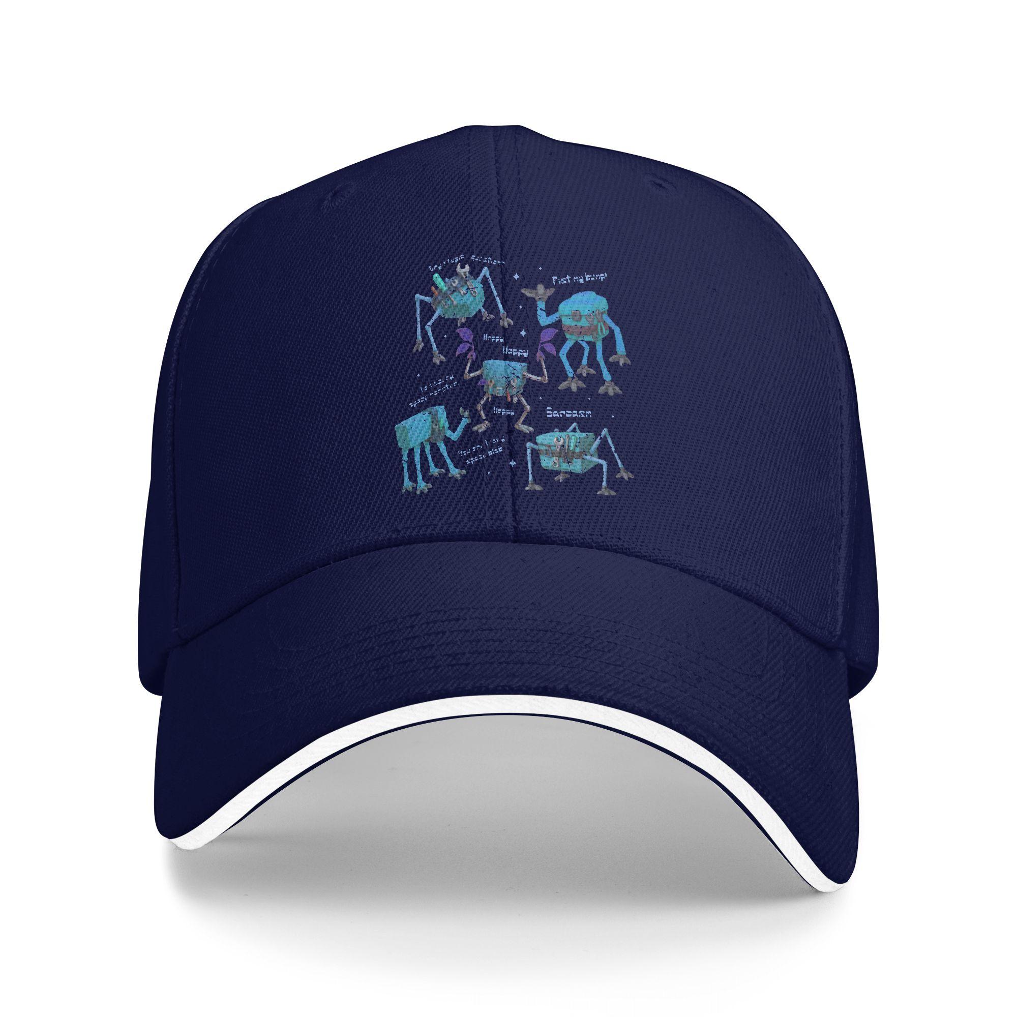

Project Hail Mary Rocky Amaze Vintage Baseball Cap Hip Hop Sandwich Hat Unisex Style Adjustable Sun Cap Workouts One Size темно-синього кольору