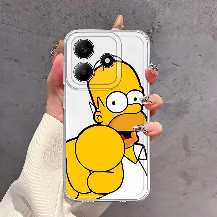 Cute The S-simpsons Case for Xiaomi Redmi Note 14 Pro Plus 10S Note 13 14C 12S 11 A4 9 10 13C 11S 12 Soft Phone Cover