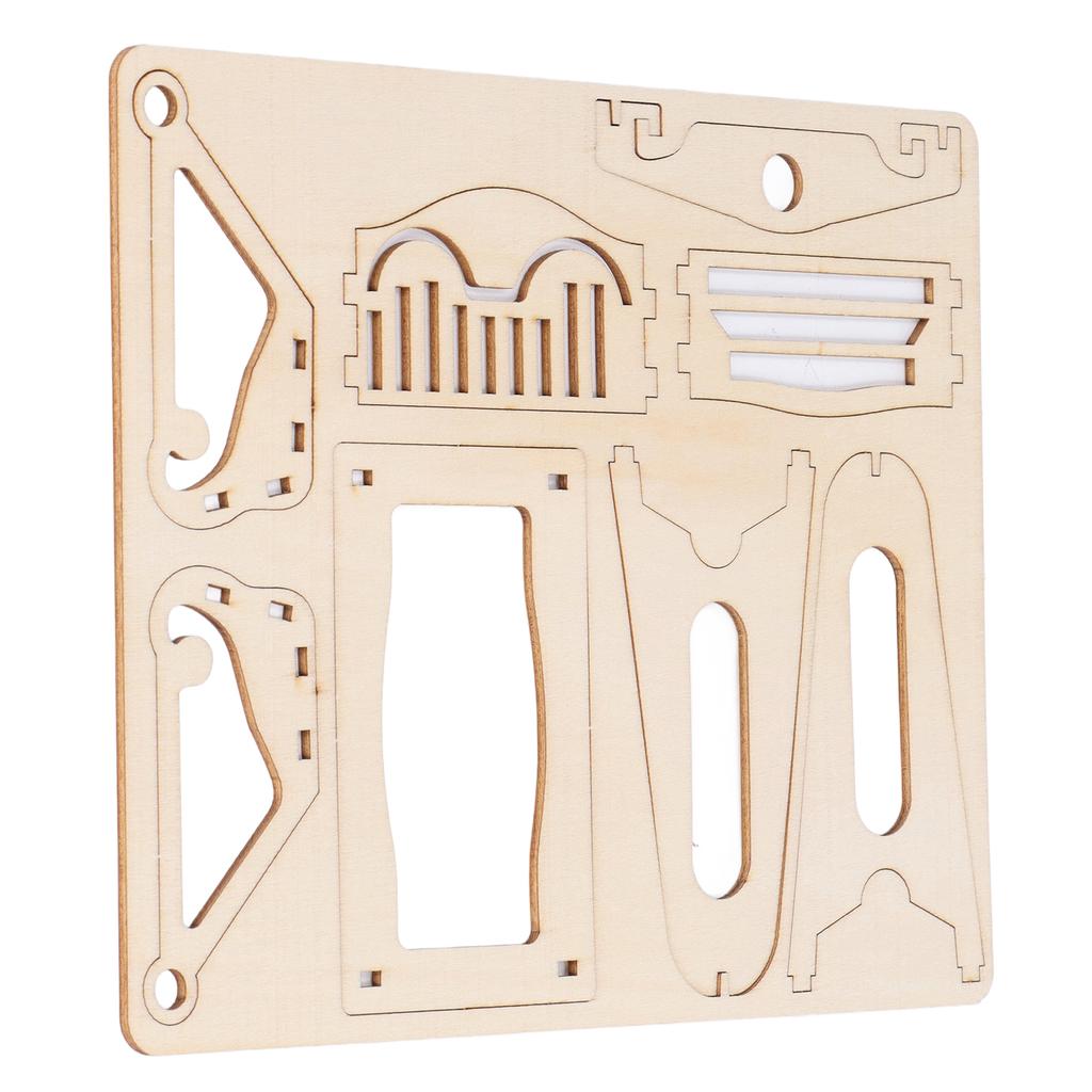 Wooden Puzzle Swing Toy Funny Educational 3D DIY Wood Craft Kit for Boys Girls Adults Kids