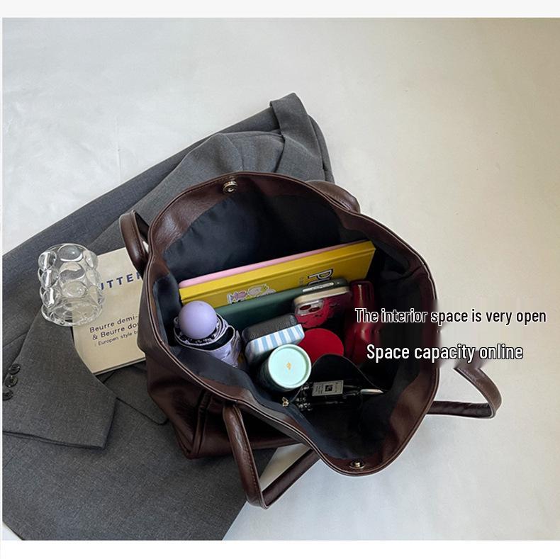 New Women's Versatile Commuter Tote - Large Capacity Casual Shoulder Bag for College Students