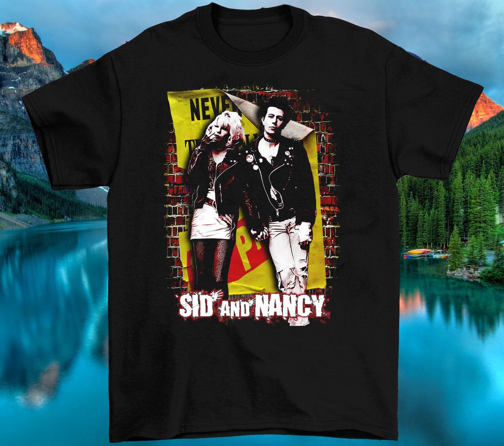 Sid And Nancy Gift For Fans Cotton Black Full Size Men Women Shirt BL424
