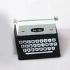 1Set 1:12 Miniature Typewriter Model Lightweight Multifunctional Wood Dollhouse Simulation Black Typewriter Shooting Props