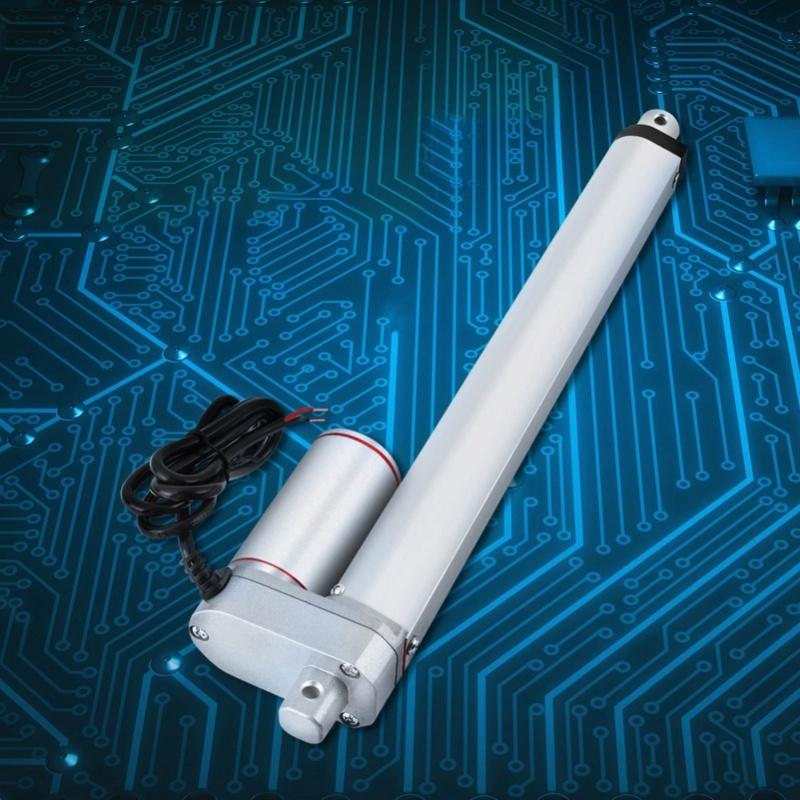 DC 12V 1000N Stroke 150-500mm Linear Actuator Lift Electric Motor Bracket (300mm)
