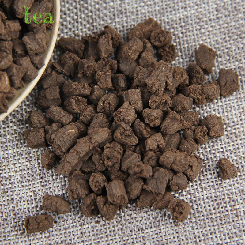 Yunnan Aged Pu'er Tea, Menghai Jujube Fragrant Tea Fossil (Broken Silver), Jujube Fragrant Old Tea, Cooked Tea, 500g