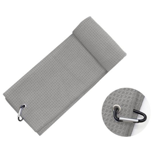 Microfiber Golf Towel with Carabiner Clip Waffle Pattern Super Soft Absorbent Golf Club