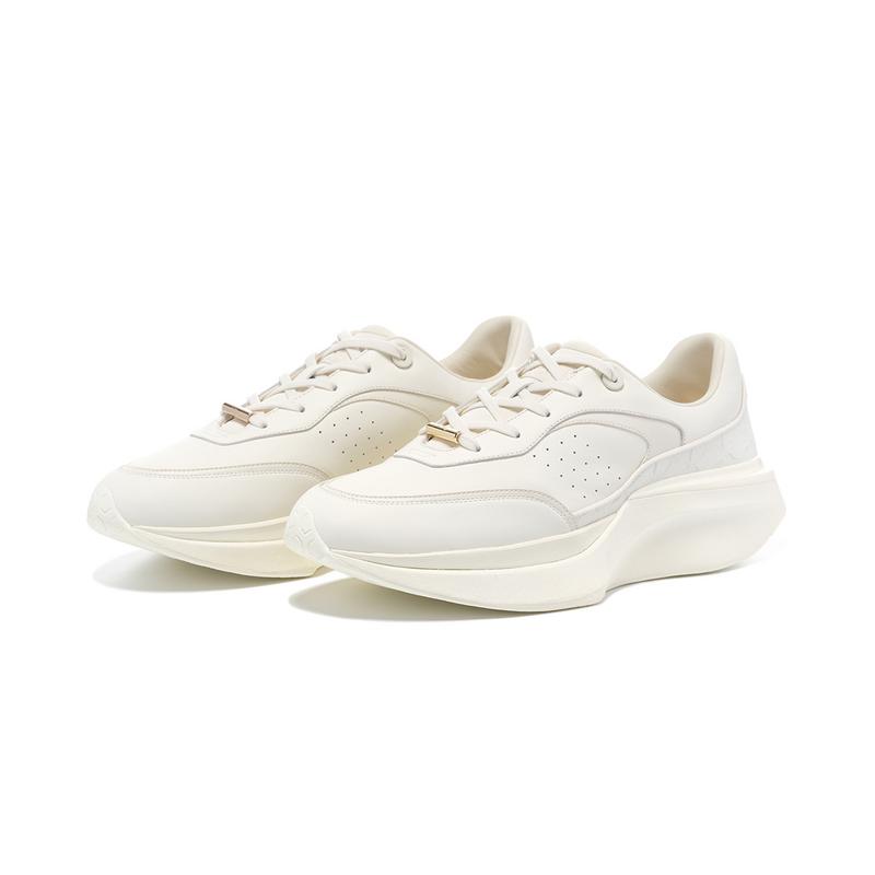 Li-Ning 1990 Xuanji Lightweight High Resilience Shock Absorption Wear-Resistant Low-Top Running Shoes Men Sneakers Off-White ALJU001-5