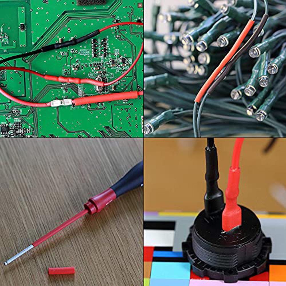3:1 Shrinkable Heat Shrink Tube 270pcs Wire Shrinking Wrap Tubing Waterproof Wire Connect Cover Protection with 300W Hot Air Gun