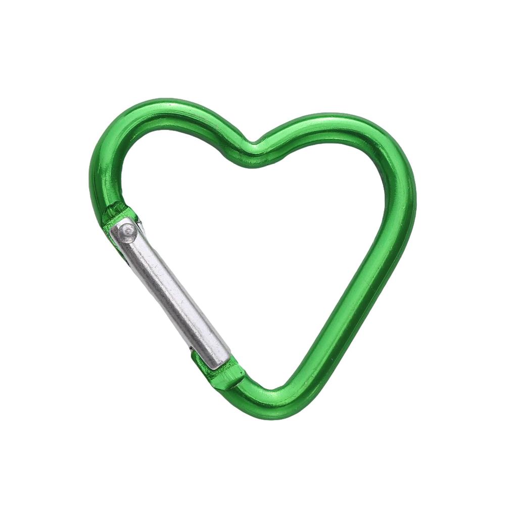1pc Mountaineering Buckle Love Star Buckle D-Shaped Buckle Color Backpack Buckle Aluminum Keychain DIY Accessories