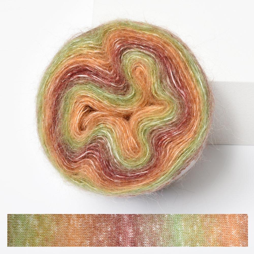 250M Lente/Zomer Kleurverloop Cake Garen Haken Handgeweven Zacht Garen DIY