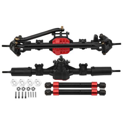 Přední zadní rovná kompletní náprava s 2dílnou kovovou hnací hřídelí, vhodná pro 110 Axial SCX10 I SCX10 II