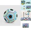 Versatile And Cozy Childrens Plush Soccer Training Mat Set With Colorful Soccer Balls