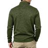 Men Casual Quarter Zip Fleece Sweatshirt Stand Collar Long Sleeve Pullover Outdoor Workout Daily Tops