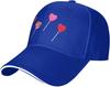 Herz-Lutscher-Druck Baseballkappe Lässig Polyester Sonnenschutz Outdoor Verstellbar Baseballmütze