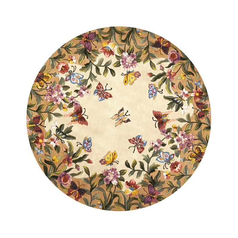 

Богемный Винтажный Круглый Нескользящий Коврик для Гостиной Кухни Ванной Комнаты Ковер Style A,60cm/23.62in