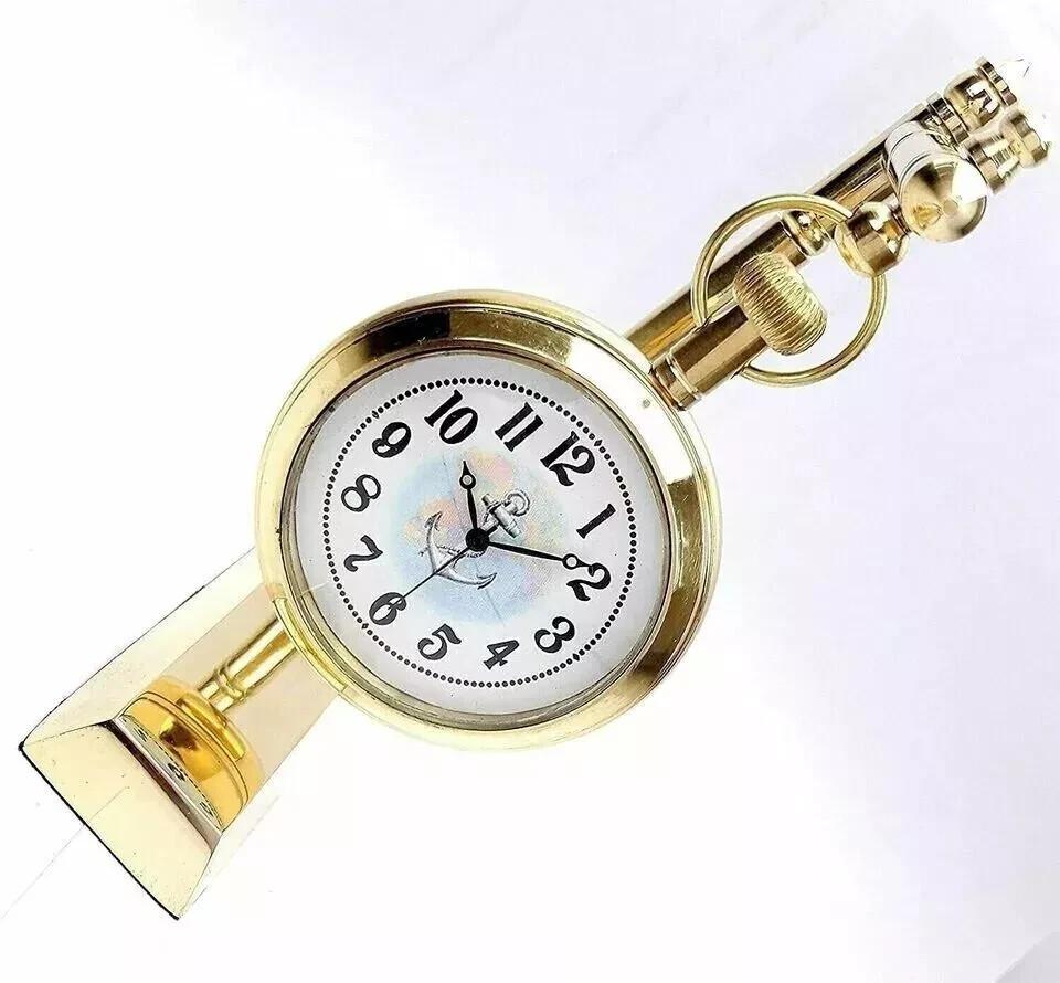 Style Table Clock With Brass Stand Antique Victoria London Gift