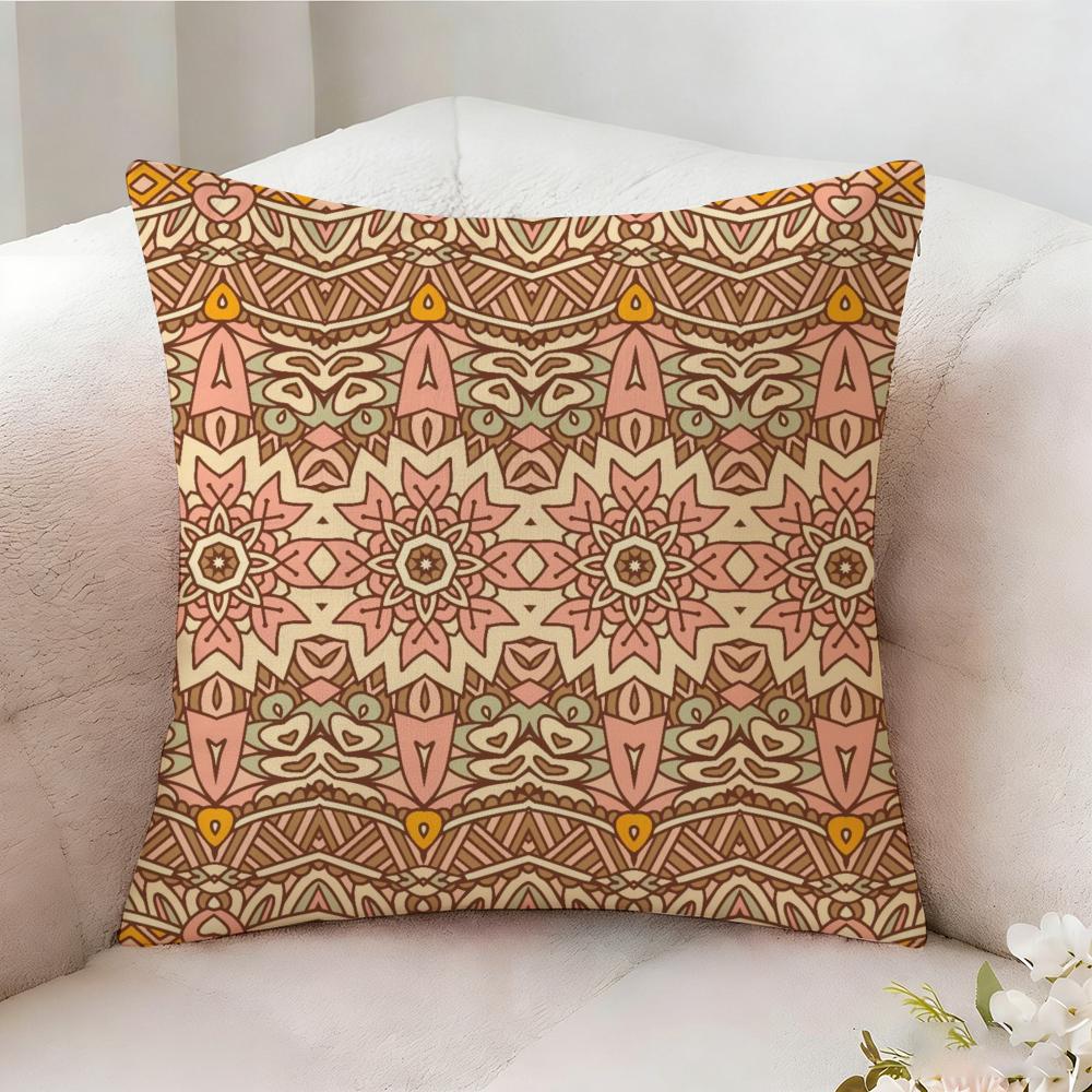 Bohemia Art Pillow Case Pillowcase Doublesided Printed Sofa Cushion Bedroom Headboard Pillow