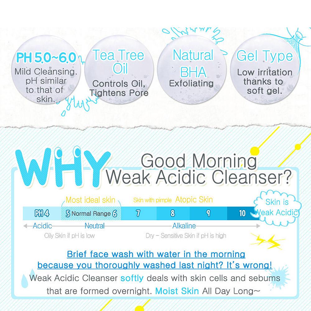 facial wash good morning