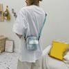 Canvas Crossbody Bag Tie-Dye Pattern Shoulder Bag with Adjustable Shoulder Strap Phone