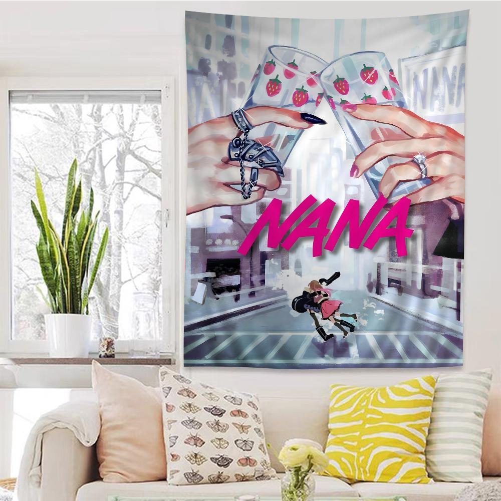 Anime Nana  Hachi MangaStyle Blanket  Black  White Blanket AnimeInspired Decor for Shoujo  Romantic Home Aesthetic Fans 74x94cm(29x37in)