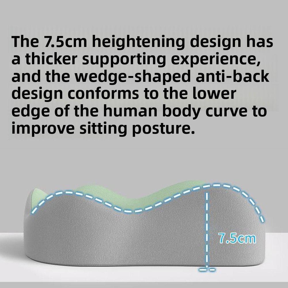 Ergonomic Lumbar Support Pillow Memory Foam Office Chair Pad Waist Cushion for Office Chair