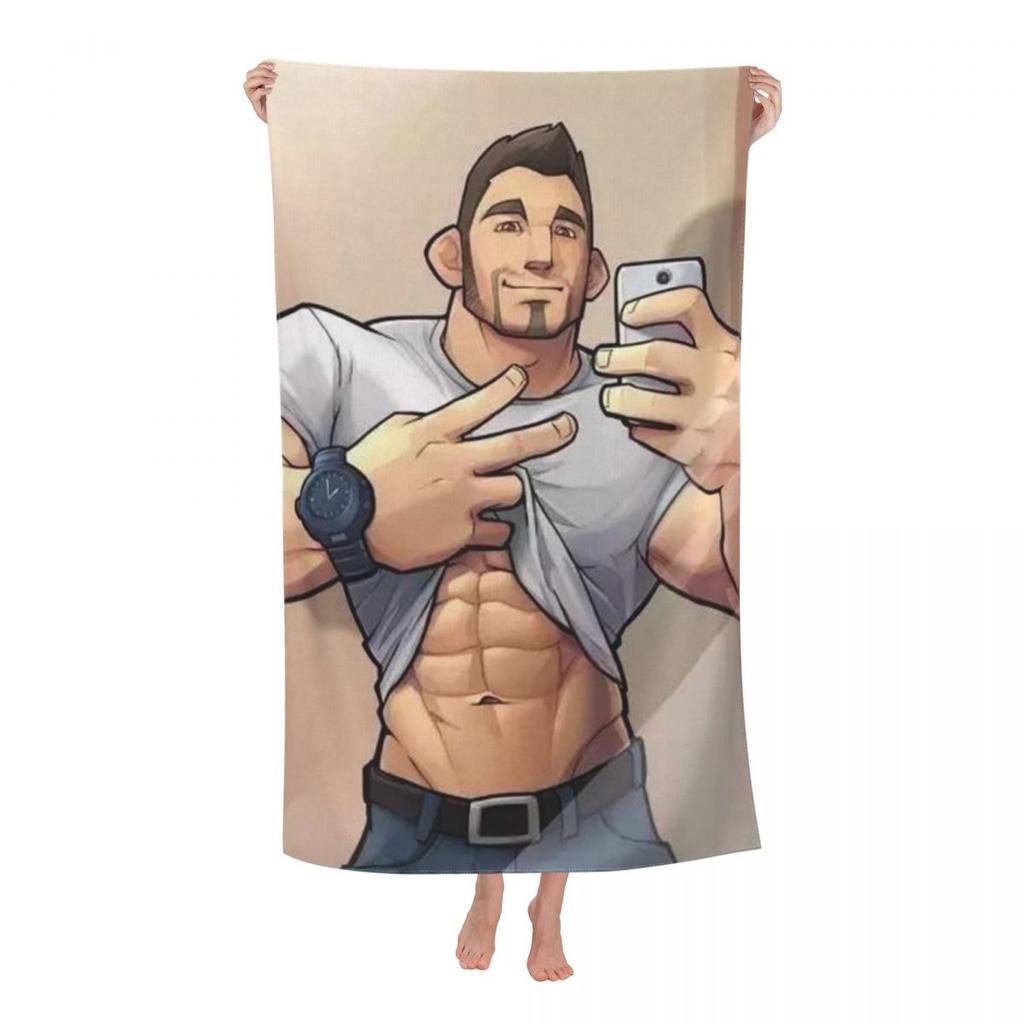 Sexy Muscle Boy Body Beach Towel Super Quick-drying Tempting Pride Gay Art Travelling Swimming Camping Bath Towels Boys Men Gift