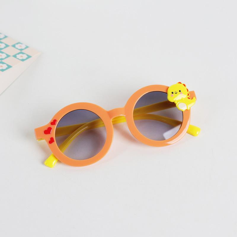 

Children Round Sunglasses Girls Cute Dinosaur Decoration Sun Glasses Baby Boys Bunny Heart-shaped Eyeglasses Kids Trends Eyewear
