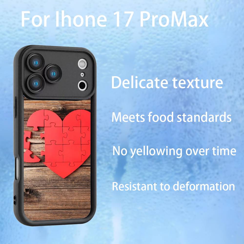 Art Puzzle Interesting Phone Case For iPhone 17,16,15,14,13,12,Pro,Max,Plus,E,SE4,Air, emery Black Full Coverage TPU